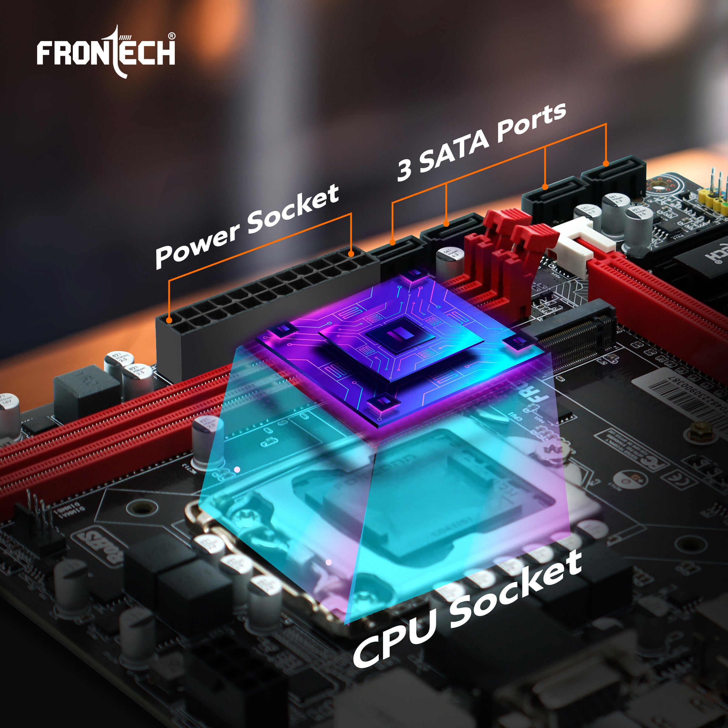 Frontech H310 Motherboard | LGA 1151, Supports 8th & 9th Gen CPUs, 2xUSB 3.0, 4xUSB 2.0, 4xSATA, NVMe, HDMI, VGA, PCIe x16 (FT-0482) Frontech H310 Motherboard | LGA 1151, Supports 8th & 9th Gen CPUs, 2xUSB 3.0, 4xUSB 2.0, 4xSATA, NVMe, HDMI, VGA, PCIe x16 (FT-0482)